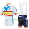 Combinaison Cycliste + Cuissard à Bretelles 2020 Movistar Team N002